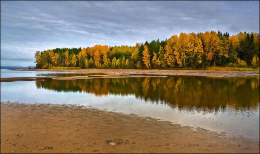 Осенняя рыбалка на реке Кама. Казань
